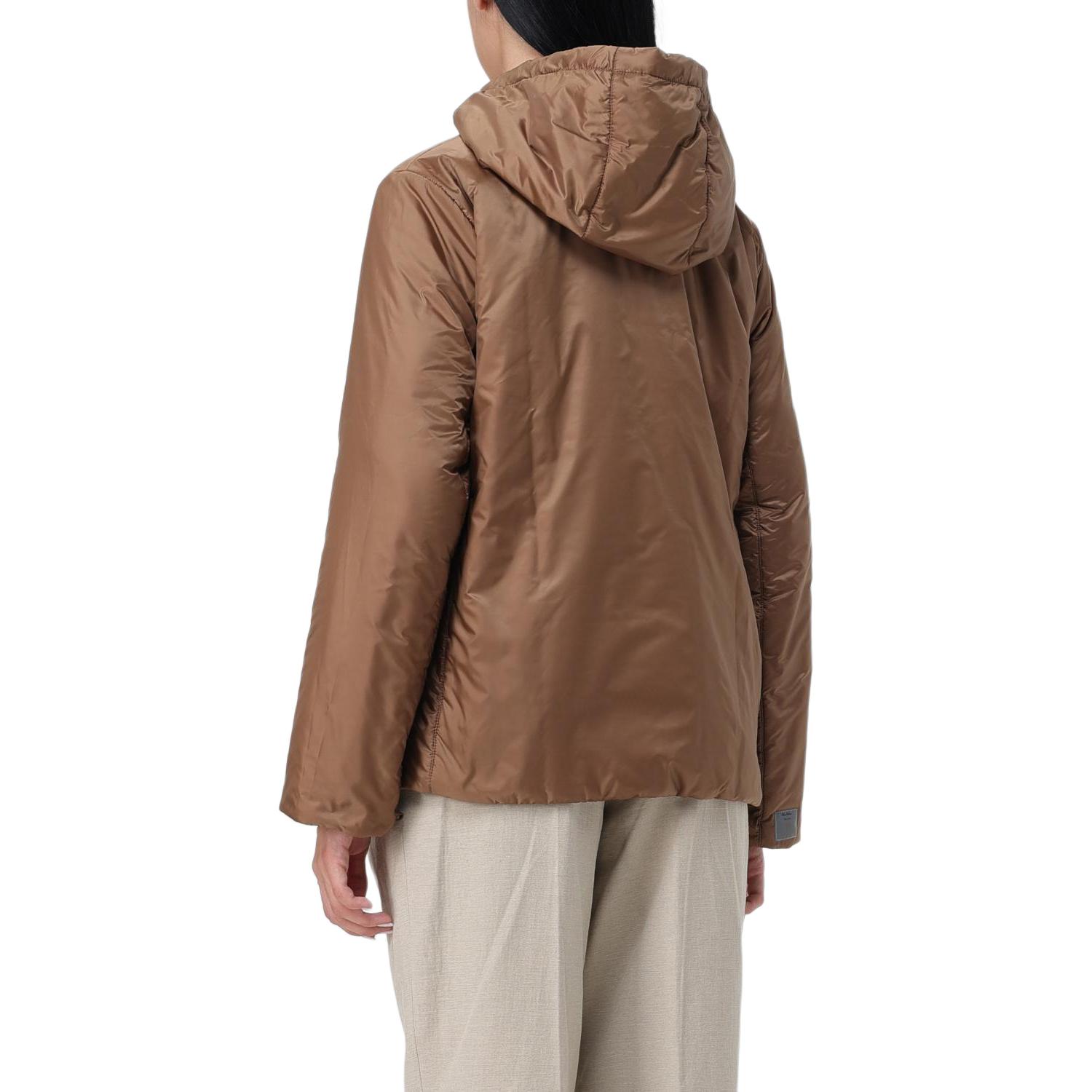 Lookbook (W) ''Max Mara The Cube'' Jaket Hoodie Zip-Up Coklat Pejal 2429486024600-051
