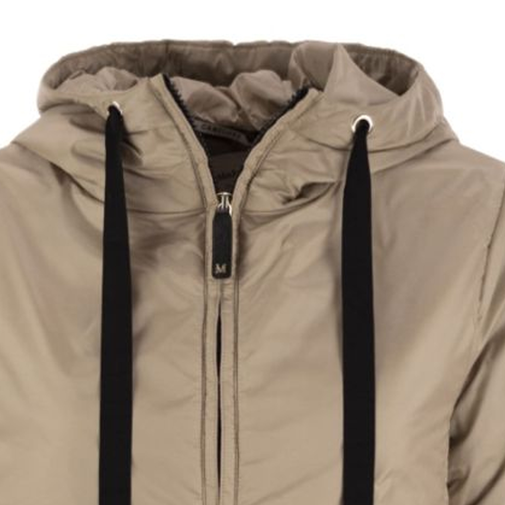 Details for (Women) 'S Max Mara MAXMARA THE CUBE  Khaki Drawstring Hooded Zip-Up Jacket 1948107406-007