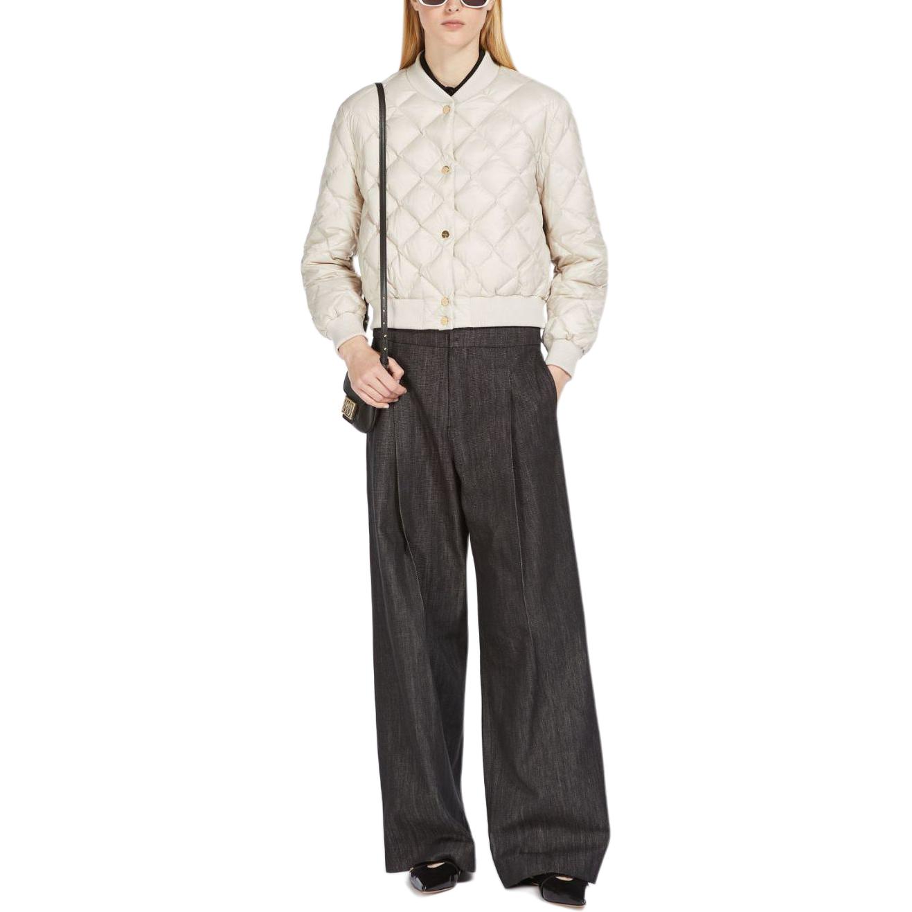 (Women) 'S Max Mara MAXMARA THE CUBE  Reversible Quilted Bomber Jacket Sand Beige 9481014406-081 圖 3