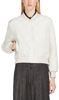 (W) ''S Max Mara MAXMARA THE CUBE 可雙面穿綢緞米色飛行夾克 9481014406-081 Purchase (W) ''S Max Mara MAXMARA THE CUBE 可雙面穿綢緞米色飛行夾克 9481014406-081
