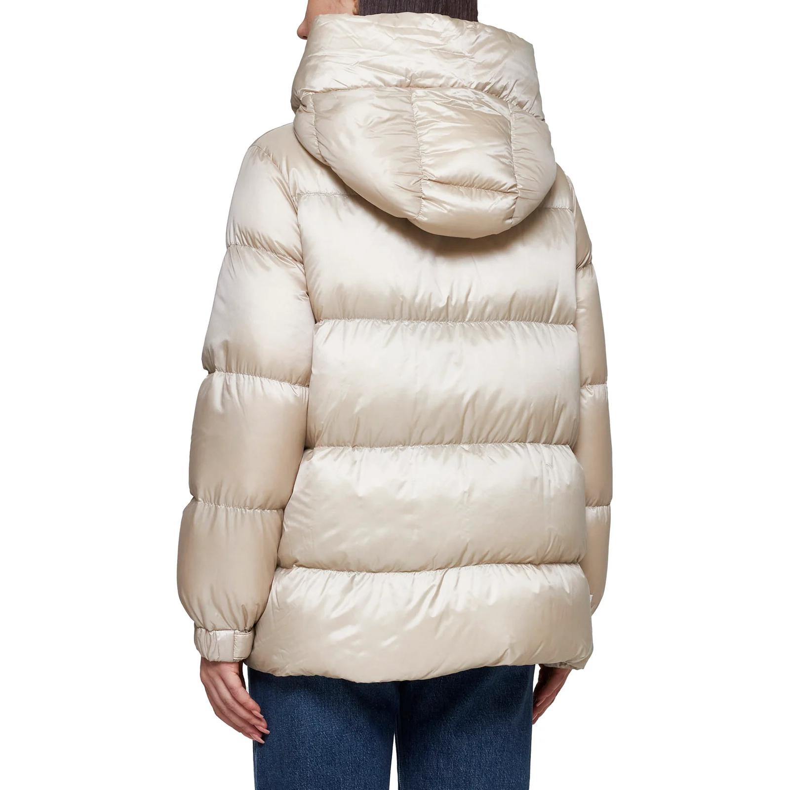 (Women) 'S Max Mara MAXMARA THE CUBE  Zip Pocket Hoodie Jacket Light Brown 2429486015600-012 圖 4