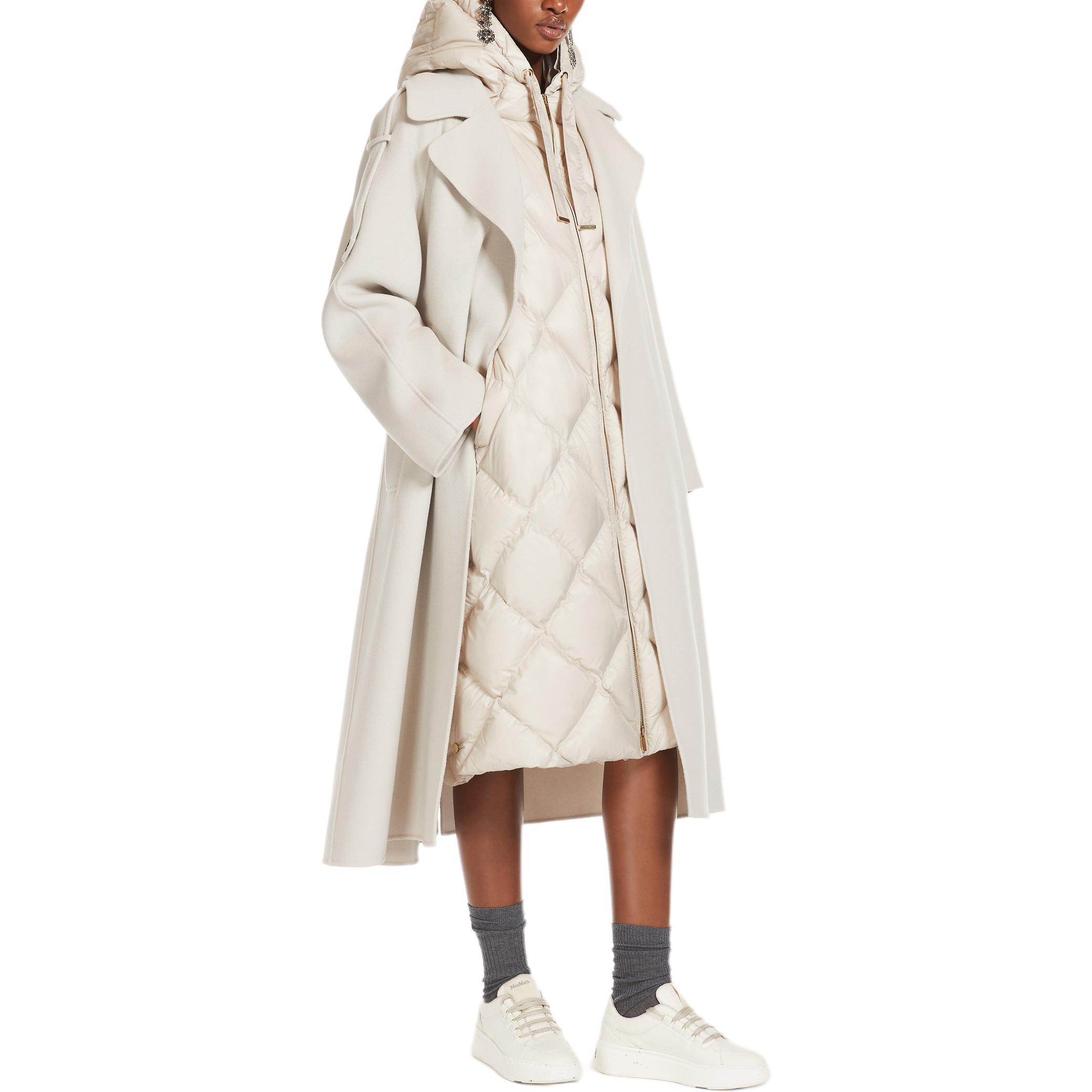 (Women) 'S Max Mara MaxMara TREGIL Water-Repellent White Hooded Midi Sleeveless Gilet for Women. 9296024506081-TREGIL 圖 6