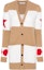 Order (Women) 'S Max Mara MaxMara Valido Numeric Pattern Striped Loose Knit Cardigan Women Light Brown 2421346031650-VALIDO