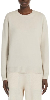 (Women) 'S Max Mara MaxMara Viglio Oversized Crewneck Pullover Sweater for Women - Beige 1366184206002-VIGLIO Lookbook (Women) 'S Max Mara MaxMara Viglio Oversized Crewneck Pullover Sweater for Women - Beige 1366184206002-VIGLIO