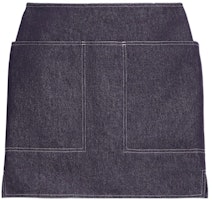 (Women) 'S Max Mara MaxMara Vivetta Dark Blue A-Line Denim Cotton Skirt 1101012206001-VIVETTA (Women) 'S Max Mara MaxMara Vivetta Dark Blue A-Line Denim Cotton Skirt 1101012206001-VIVETTA