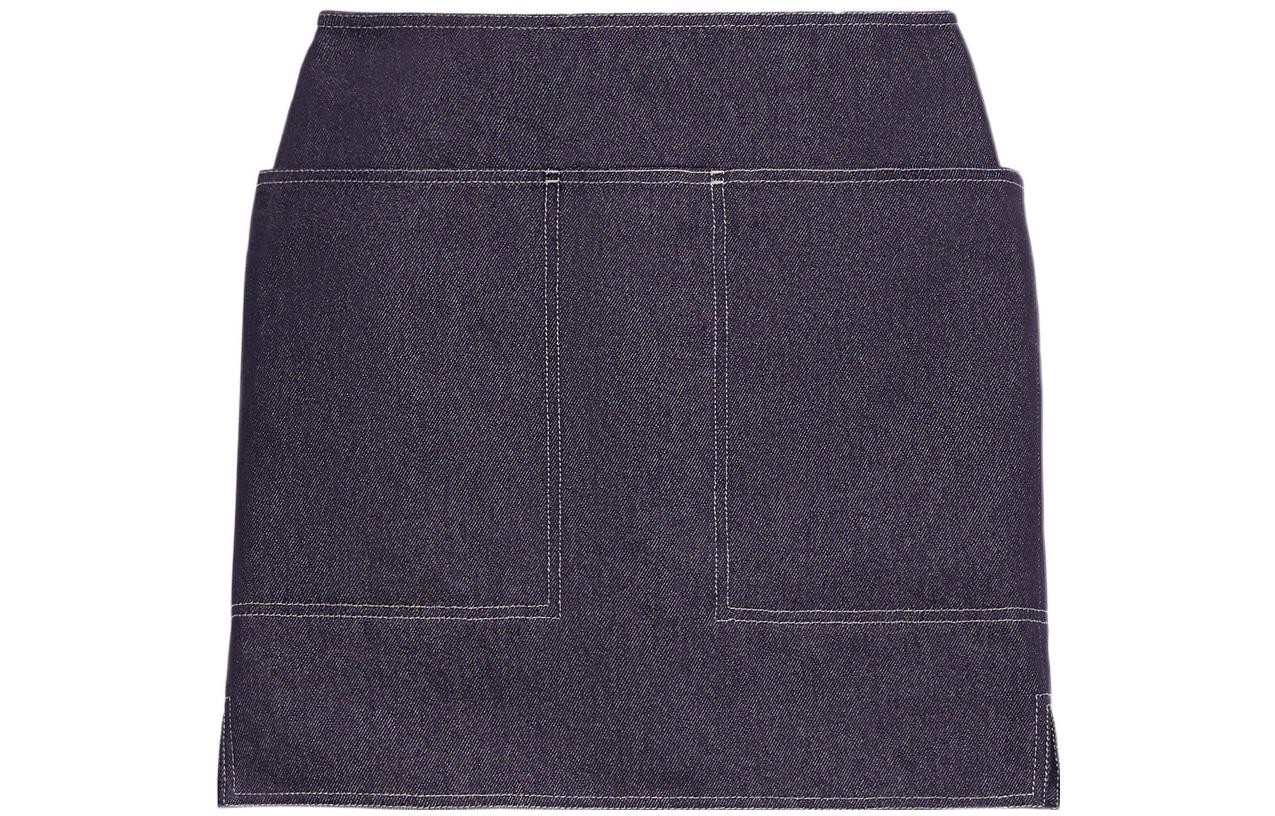 Order (Women) 'S Max Mara MaxMara Vivetta  Dark Blue A-Line Denim Cotton Skirt 1101012206001-VIVETTA
