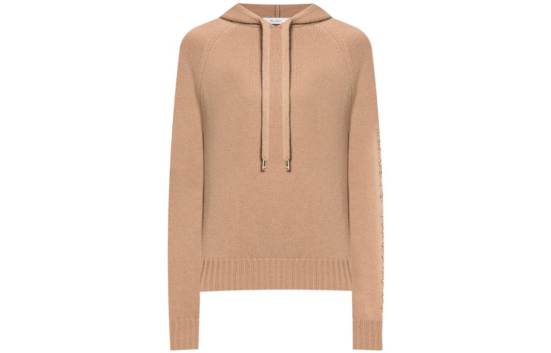 (Women) 'S Max Mara MaxMara Women’s Solid Pullover Sweater Khaki 23136607396005-ANANAS