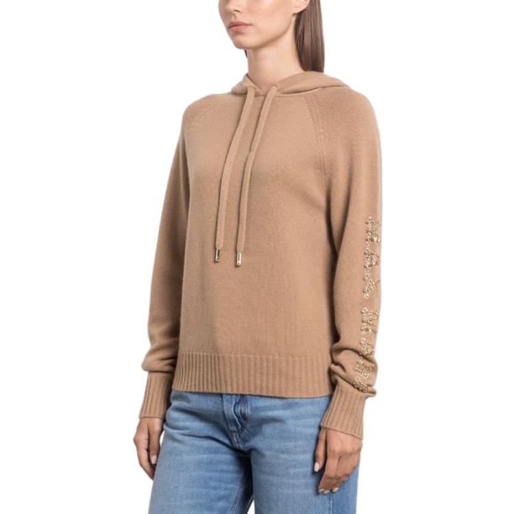 (Women) 'S Max Mara MaxMara Women’s Solid Pullover Sweater Khaki 23136607396005-ANANAS 圖 4