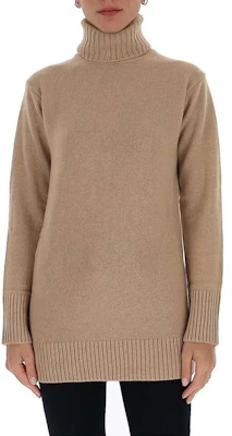 (Women) 'S Max Mara MaxMara Wool Turtleneck Pullover Sweater Camel Color 13660203600094-002 Lookbook (Women) 'S Max Mara MaxMara Wool Turtleneck Pullover Sweater Camel Color 13660203600094-002