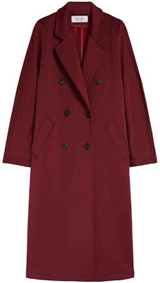 (W) マックスマーラ × マダム ディープレッド ウール ダブルフェイス ルーズコート 1901012106003-MADAME Order (W) マックスマーラ × マダム ディープレッド ウール ダブルフェイス ルーズコート 1901012106003-MADAME