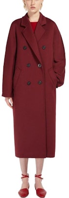 (W) マックスマーラ × マダム ディープレッド ウール ダブルフェイス ルーズコート 1901012106003-MADAME Lookbook (W) マックスマーラ × マダム ディープレッド ウール ダブルフェイス ルーズコート 1901012106003-MADAME