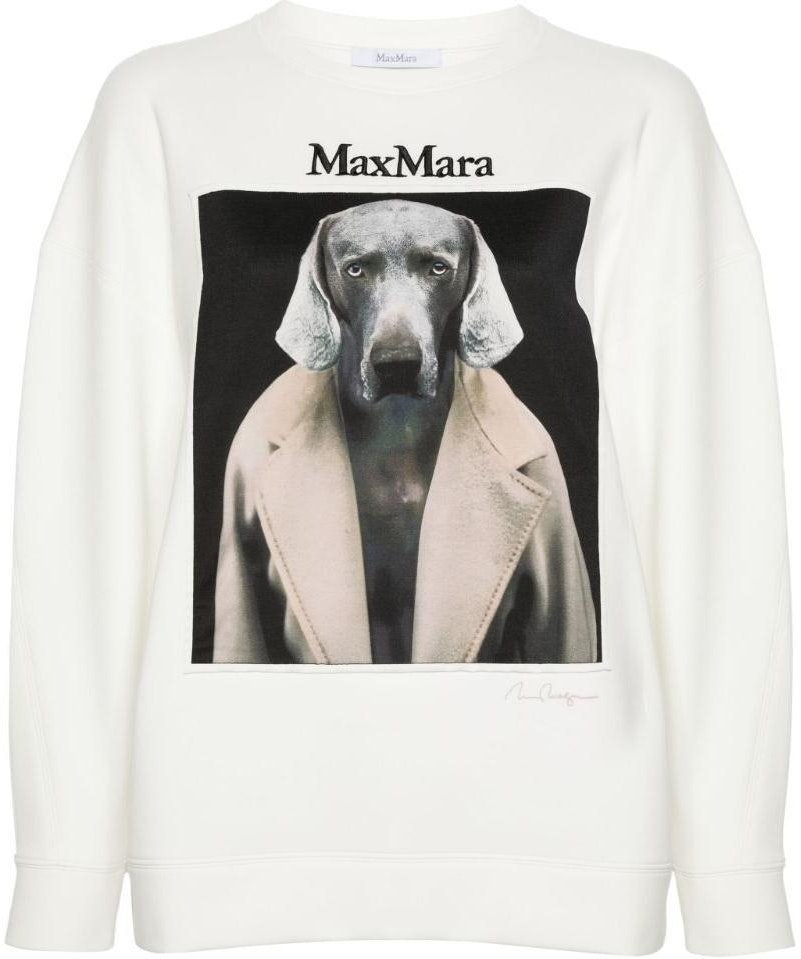 women-s-max-mara-max-mara-x-william-wegman-animal-logo-print-beige-crewneck-sweatshirt-2421926011600