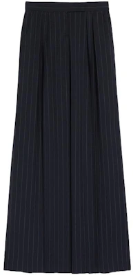 (W) 막스마라 Xavier 하이웨이스트 핀스트라이프 울 팬츠 블랙 1131103106002-XAVIER Order (W) 막스마라 Xavier 하이웨이스트 핀스트라이프 울 팬츠 블랙 1131103106002-XAVIER