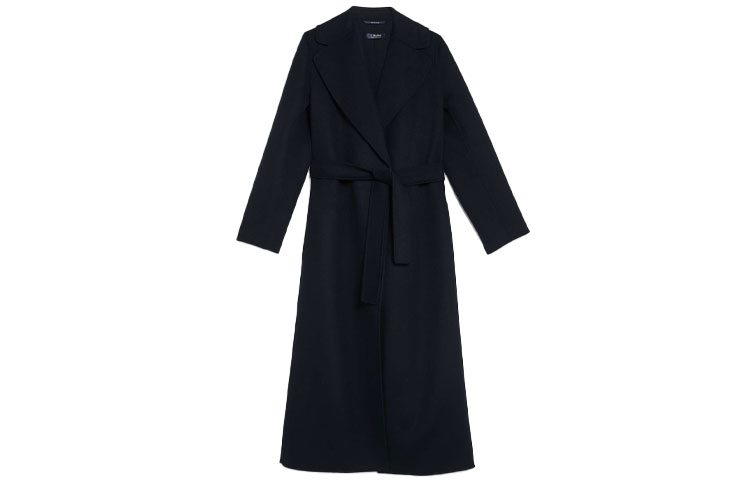 (Women) 'S MAX MARA Poldo Wool Long Coat for Women - Solid Color 9016141306012-POLDO