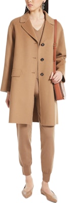 (Women) 'S Max Mara S MAX MARA Brown Solid V-Neck Wool Pullover Sweater 9366072906003-ALGHERO Lookbook (Women) 'S Max Mara S MAX MARA Brown Solid V-Neck Wool Pullover Sweater 9366072906003-ALGHERO