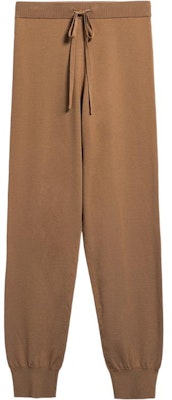 (W) 막스마라 S MAX MARA 솔리드 컬러 타이 허리 스트레이트 핏 팬츠 - 카멜 브라운 9336012906003-ELIA Order (W) 막스마라 S MAX MARA 솔리드 컬러 타이 허리 스트레이트 핏 팬츠 - 카멜 브라운 9336012906003-ELIA