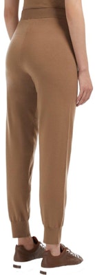 (W) 막스마라 S MAX MARA 솔리드 컬러 타이 허리 스트레이트 핏 팬츠 - 카멜 브라운 9336012906003-ELIA Purchase (W) 막스마라 S MAX MARA 솔리드 컬러 타이 허리 스트레이트 핏 팬츠 - 카멜 브라운 9336012906003-ELIA