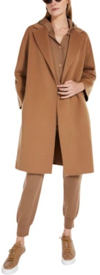 (W) ''S Max Mara S MAX MARA アロナ キャメル ロングウールコート ベルト&ラペルデザイン 9016043906045-ARONA Purchase (W) ''S Max Mara S MAX MARA アロナ キャメル ロングウールコート ベルト&ラペルデザイン 9016043906045-ARONA