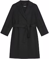 (Women) 'S Max Mara S MAX MARA ARONA Belted Solid Color Nine-Sleeve Coat 9016012906013-ARONA (Women) 'S Max Mara S MAX MARA ARONA Belted Solid Color Nine-Sleeve Coat 9016012906013-ARONA