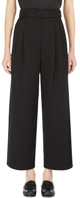 (Women) 'S Max Mara S MAX MARA Dina High-Waisted Loose Straight-Leg Black Casual Pants Women 2429136011000015DINA Shop (Women) 'S Max Mara S MAX MARA Dina High-Waisted Loose Straight-Leg Black Casual Pants Women 2429136011000015DINA