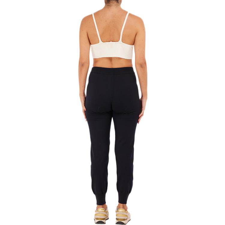 Shop (W) ''S 막스마라 엘리아 시리즈 솔리드 드로스트링 네이비 블루 여성 캐주얼 팬츠'' 93360129600006-ELIA