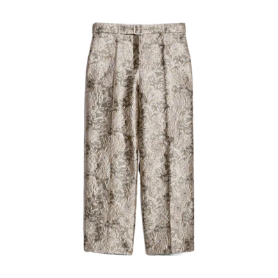 (Women) 'S Max Mara S MAX MARA Elio Floral Print Zip Casual Pants Women’s - Grey. 9136044106001-ELIO