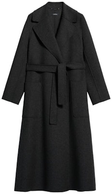 (W) ''S Max Mara S MAX MARA Paolore Mantel Kelabu Panjang dengan Rekaan Belakang Belah. 9016022906023-PAOLORE Order (W) ''S Max Mara S MAX MARA Paolore Mantel Kelabu Panjang dengan Rekaan Belakang Belah. 9016022906023-PAOLORE