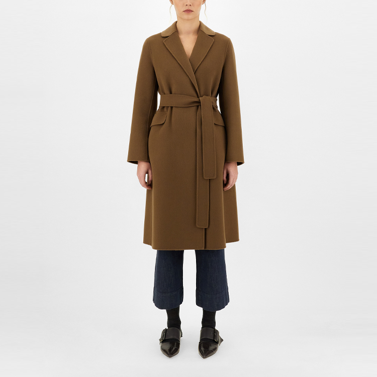 Lookbook (W) S Max Mara 女士驼色Polly手工双面羊毛西装大衣 9016141906095-POLLY