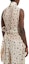 Shop (Women) 'S Max Mara S MAX MARA Printed Twill Sleeveless Crossover Shirt Camel Color 1166022906001-GIN