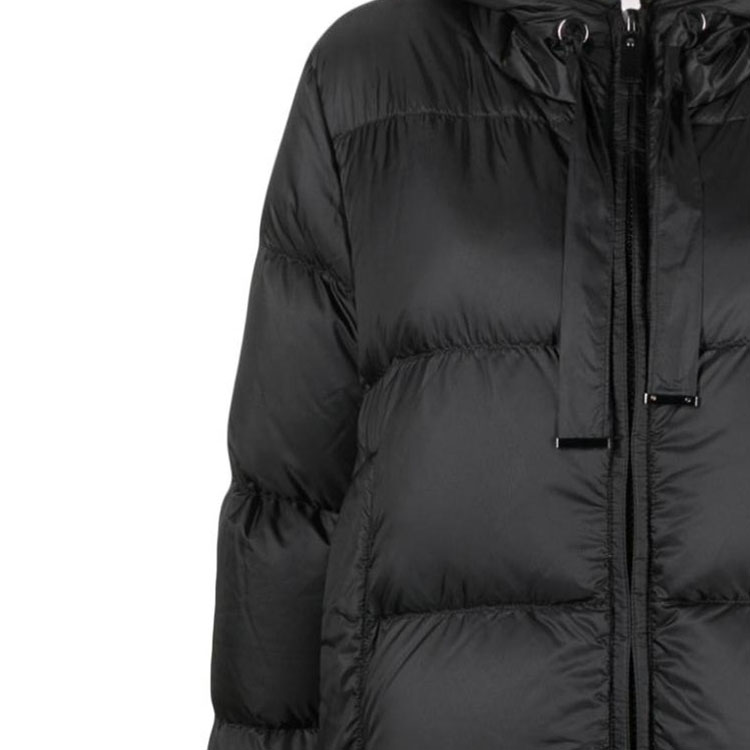 Purchase (W) ''斯马克斯玛拉 S MAX MARA 纯色连帽拉链夹克 黑色'' 2394860336600-009