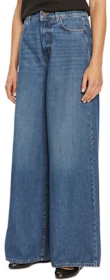 (W) ''S Max Mara WEEKEND MaxMara Vaqueros Anchos de Denim con Cinturón Azul 2425186061600-005 Order (W) ''S Max Mara WEEKEND MaxMara Vaqueros Anchos de Denim con Cinturón Azul 2425186061600-005