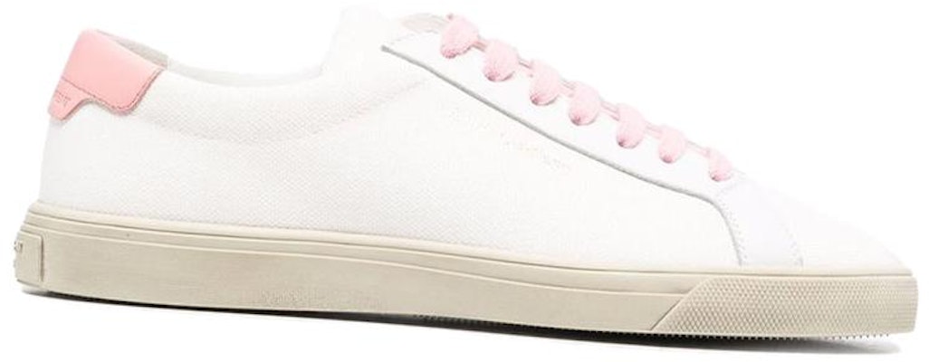 (Women)  Saint Laurent Andy Low 'White Pink'  606831-12N70-9035 Order (Women)  Saint Laurent Andy Low 'White Pink'  606831-12N70-9035