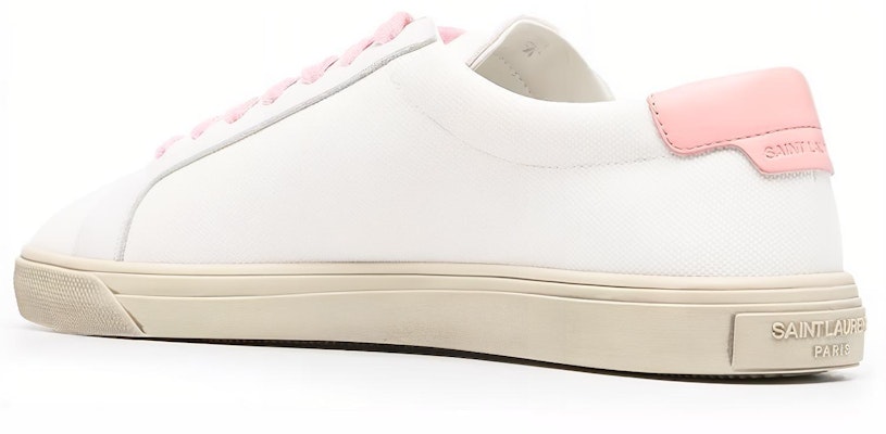 (W) Saint Laurent Andy Low 'Blanco Rosa' 606831-12N70-9035 Shop (W) Saint Laurent Andy Low 'Blanco Rosa' 606831-12N70-9035