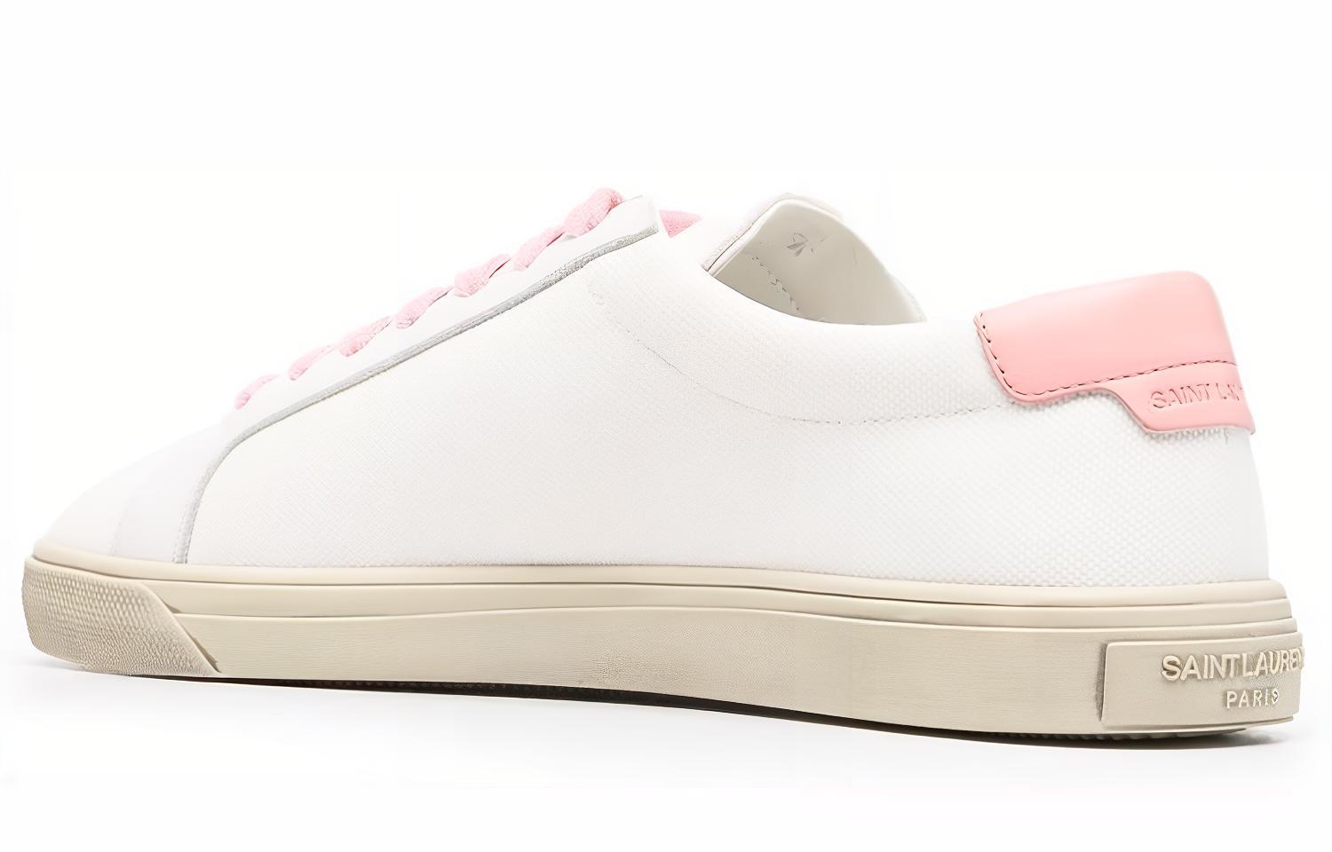 Shop (W) Saint Laurent Andy Low ''Bianco Rosa'' 606831-12N70-9035