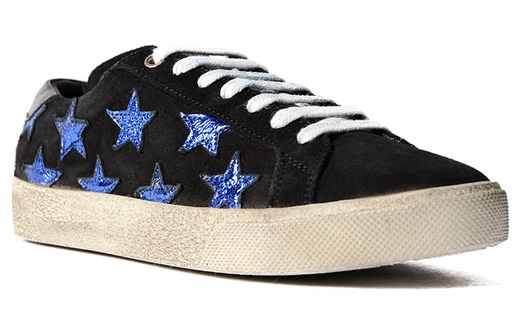 Lookbook (W) Saint Laurent Court Classic 'Bintang Hitam Biru' 493016-D5XF0-1373