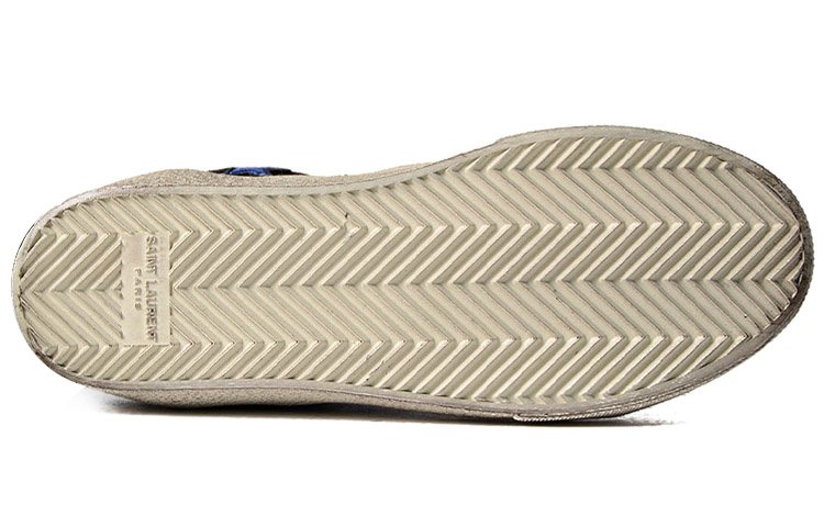 Shop (W) Saint Laurent Court Classic 'Bintang Hitam Biru' 493016-D5XF0-1373