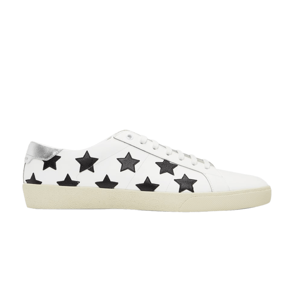(Women)  Saint Laurent Court Classic 'White Black Stars'  419197-D2660-9084