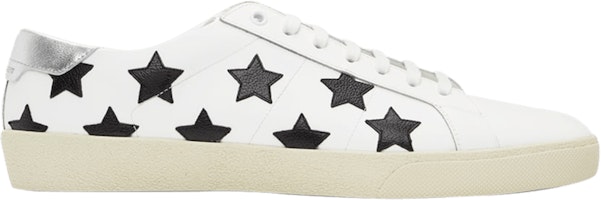 (Women) Saint Laurent Court Classic 'White Black Stars' 419197-D2660-9084 (Women) Saint Laurent Court Classic 'White Black Stars' 419197-D2660-9084