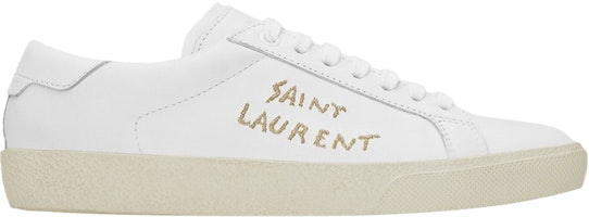 (Women) Saint Laurent Court Classic SL-06 'Optic White' 514161-0M500-9030 (Women) Saint Laurent Court Classic SL-06 'Optic White' 514161-0M500-9030