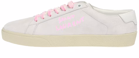 (Women) Saint Laurent Court Classic SL-06 'Optic White Fluo Pink' 579988-0S020-9030 (Women) Saint Laurent Court Classic SL-06 'Optic White Fluo Pink' 579988-0S020-9030
