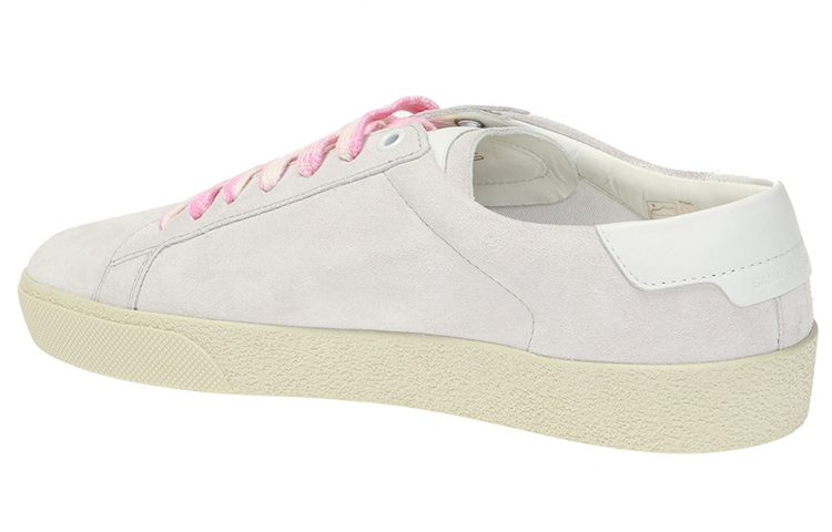 Lookbook (W) Saint Laurent Court Classic SL-06 'Putih Optik Fluo Pink' 579988-0S020-9030