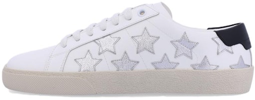 (Women) Saint Laurent Court Classic SL-06 'White Metallic' 419197-0MP10-9082 (Women) Saint Laurent Court Classic SL-06 'White Metallic' 419197-0MP10-9082