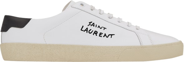 (Women) Saint Laurent Court Classic SL/06 Low 'Optic White Black' 610649-08G10-9061 (Women) Saint Laurent Court Classic SL/06 Low 'Optic White Black' 610649-08G10-9061