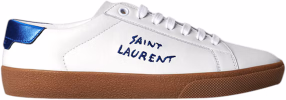(Women) Saint Laurent Court Classic SL/06 Low 'White Pearl Blue' 610649-0ZS70-9587 (Women) Saint Laurent Court Classic SL/06 Low 'White Pearl Blue' 610649-0ZS70-9587
