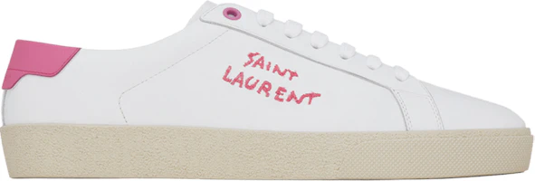 (Women) Saint Laurent Court Classic SL/06 Low 'White Ivresse Pink' 610649-00NI0-9052 (Women) Saint Laurent Court Classic SL/06 Low 'White Ivresse Pink' 610649-00NI0-9052