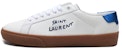 (W) Saint Laurent Court Classic SL/06 Low 'Putih Mutiara Biru'. 610649-0ZS70-9587