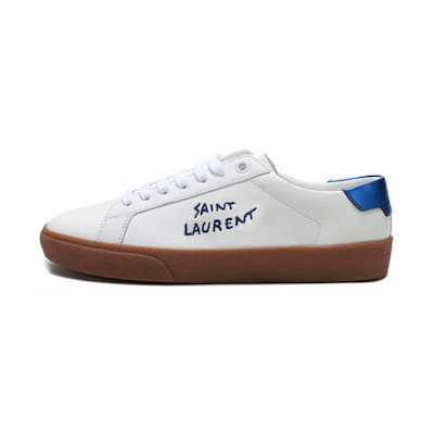 (W) Saint Laurent Court Classic SL/06 Low 'White Pearl Blue'