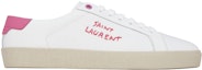 Order (Women)  Saint Laurent Court Classic SL/06 Low 'White Ivresse Pink'  610649-00NI0-9052
