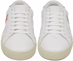 Lookbook (女款)Saint Laurent Court Classic SL/06 低幫 '白色粉紅星星' 592541-00ND0-9017