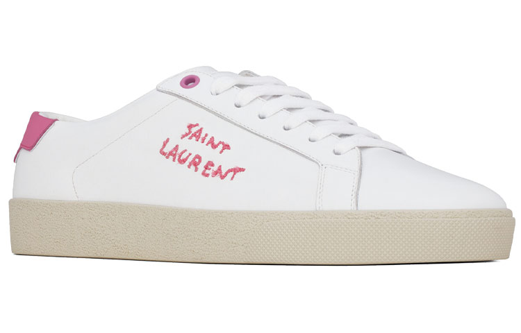 Lookbook (W) Saint Laurent Court Classic SL/06 Low ''Blanc Ivresse Rose'' 610649-00NI0-9052